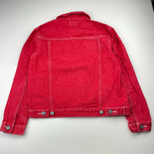 Load image into Gallery viewer, unisex Esprit, red denim jacket, GUC, size 10,  