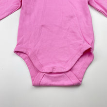 Load image into Gallery viewer, Girls Target, pink organic cotton bodysuit / romper, EUC, size 0,  