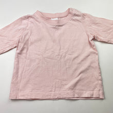 Load image into Gallery viewer, Girls Baby Berry, pink cotton long sleeve top, GUC, size 0,  