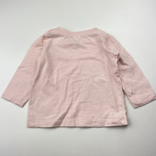 Load image into Gallery viewer, Girls Baby Berry, pink cotton long sleeve top, GUC, size 0,  