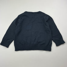 Load image into Gallery viewer, Girls Kids &amp; Co, navy cotton sweater / jumper, GUC, size 1,  