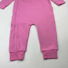 Load image into Gallery viewer, Girls Bonds, pink Tech Sweat zip romper, EUC, size 1,  