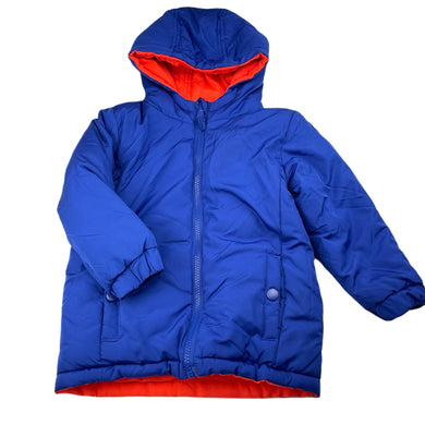 Boys Lily & Dan, reversible blue/orange jacket / coat, GUC, size 2,  