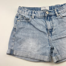 Load image into Gallery viewer, Girls Decjuba Kids, blue denim shorts, adjustable, FUC, size 12,  