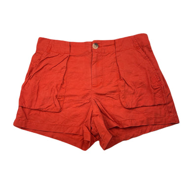 Girls Anko, orange lyocell shorts, elasticated, FUC, size 12,  