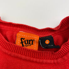 Load image into Gallery viewer, Boys Fun Spirit, knitted lightweight sweater / jumper, GUC, size 4,  