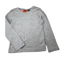 Load image into Gallery viewer, Girls Fun Spirit, grey marle long sleeve tee / top, GUC, size 6,  