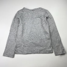 Load image into Gallery viewer, Girls Fun Spirit, grey marle long sleeve tee / top, GUC, size 6,  