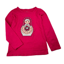 Load image into Gallery viewer, Girls H&amp;T, cotton long sleeve tee / top, GUC, size 6,  