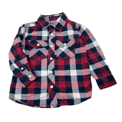 Boys Kids & Co, flannel cotton long sleeve shirt, GUC, size 3,  