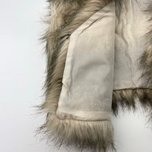 Load image into Gallery viewer, Girls H&amp;M, faux fur vest, 2 hook fastening, EUC, size 14-16,  