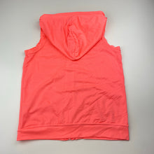 Load image into Gallery viewer, Girls Emerson, lightweight zip up sleeveless hooded top, EUC, size 10,  