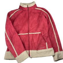 Load image into Gallery viewer, Girls Kathmandu, fleece lined faux suede, sherpa trim zip up jacket, GUC, size 12,  