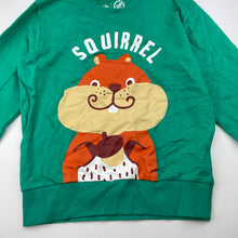 Load image into Gallery viewer, Boys Baleno Jnr, green lightweight sweater / jumper, squirrel, NEW, size 8-9,  