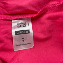 Load image into Gallery viewer, Girls Clothing &amp; Co, pink cotton long sleeve top, NEW, size 9,  