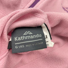 Load image into Gallery viewer, Girls Kathmandu, Altica 100 reversible purple/pink fleece vest, GUC, size 6,  