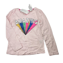 Load image into Gallery viewer, Girls Favourites, pink cotton long sleeve tee / top, NEW, size 6,  