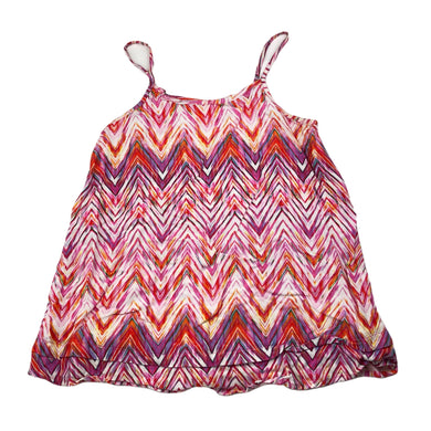 Girls Piping Hot, colourful viscose summer top, GUC, size 12,  