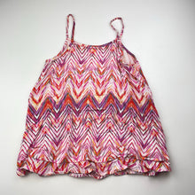 Load image into Gallery viewer, Girls Piping Hot, colourful viscose summer top, GUC, size 12,  