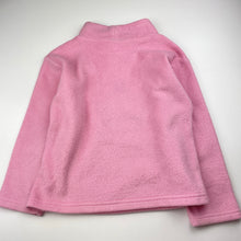 Load image into Gallery viewer, Girls Dorug Sports, pink fleece sweater / jumper, armpit to armpit: 38cm, shoulder to cuff: 40cm, FUC, size 6-7,  