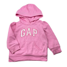 Load image into Gallery viewer, Girls GAP, fleece lined hoodie sweater, light marks cuffs, FUC, size 2,  