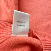 Load image into Gallery viewer, Girls Witchery, coral cotton knitted cardigan, mark back right sleeve, FUC, size 5,  
