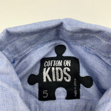 Load image into Gallery viewer, Boys Cotton On, lightweight cotton long sleeve shirt, GUC, size 5,  