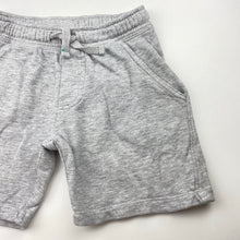 Load image into Gallery viewer, Boys Bluezoo, grey marle fleece lined shorts, elasticated, FUC, size 3-4,  