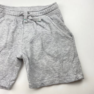 Boys Bluezoo, grey marle fleece lined shorts, elasticated, FUC, size 3-4,  