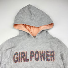 Load image into Gallery viewer, Girls GENETIC apparel, fleece lined cropped hoodie sweater, FUC, size 6-7,  