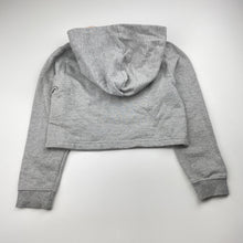 Load image into Gallery viewer, Girls GENETIC apparel, fleece lined cropped hoodie sweater, FUC, size 6-7,  