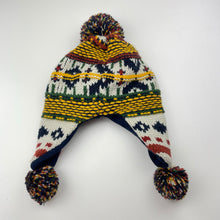 Load image into Gallery viewer, Boys M&amp;S, fleece lined knitted winter hat / beanie, EUC, size 2-3,  