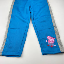 Load image into Gallery viewer, Boys fleece lined, track pants, elasticated, George Pig, EUC, size 5,  