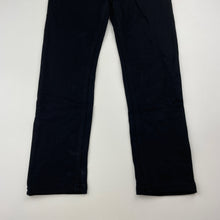 Load image into Gallery viewer, Girls H&amp;M, black stretchy pants, elasticated, Inside leg: 43cm, EUC, size 6,  