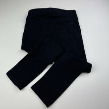 Load image into Gallery viewer, Girls H&amp;M, black stretchy pants, elasticated, Inside leg: 43cm, EUC, size 6,  