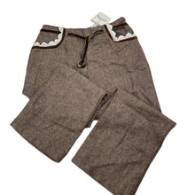 Load image into Gallery viewer, Girls CHINO, lined wool blend pants, elasticated, Inside leg: 46.5cm, NEW, size 7,  