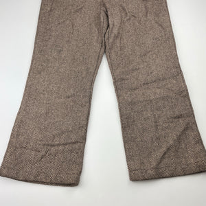 Girls CHINO, lined wool blend pants, elasticated, Inside leg: 46.5cm, NEW, size 7,  