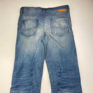 Boys 1964 Denim Co, blue stretch denim jeans, adjustable, Inside leg: 66cm, NEW, size 12,  