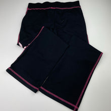 Load image into Gallery viewer, Girls Junior Zone, black lightweight casual pants, elasticated, Inside leg: 65m, GUC, size 10,  