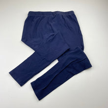 Load image into Gallery viewer, Girls Brilliant Basics, navy stretchy leggings, Inside leg: 58.5cm, EUC, size 12,  