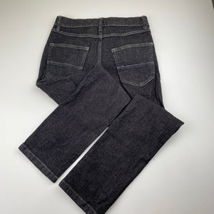 Boys Urban Supply, black stretch denim jeans, adjustable, Inside leg: 60.5cm, EUC, size 9,  