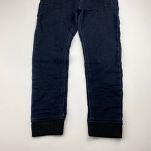 Load image into Gallery viewer, Boys Indie, indigo knit stretch denim pants, elasticated, Inside leg: 48.5cm, GUC, size 6,  