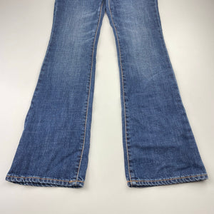 Girls GAP, bootcut jeans, adjustable, inside leg: 64.5cm, NEW, size 8,  