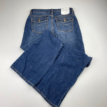 Load image into Gallery viewer, Girls GAP, bootcut jeans, adjustable, inside leg: 64.5cm, NEW, size 8,  