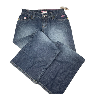 Girls Roxy, Sun Toucher distressed denim jeans, Inside leg: 65cm, W: 33cm across, NEW, size 10,  