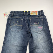 Load image into Gallery viewer, Girls Roxy, Sun Toucher distressed denim jeans, Inside leg: 65cm, W: 33cm across, NEW, size 10,  