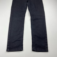 Load image into Gallery viewer, Boys Anko, black stretch denim jeans, adjustable, Inside leg: 58cm, EUC, size 8,  