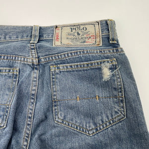 Boys Polo Ralph Lauren, blue denim jeans, Inside leg: 66.5cm, W: 34.5cm across, NEW, size 12,  