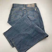 Load image into Gallery viewer, Boys Polo Ralph Lauren, blue denim jeans, Inside leg: 66.5cm, W: 34.5cm across, NEW, size 12,  