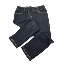 Load image into Gallery viewer, Girls Target, stretchy denim leggings, Inside leg: 40cm, GUC, size 4,  